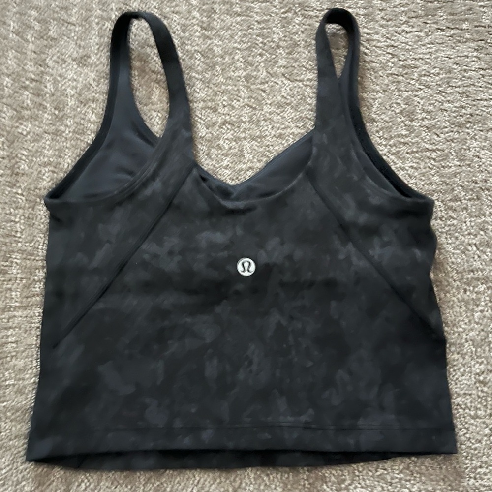 Lululemon Black Camouflage Sports Bra